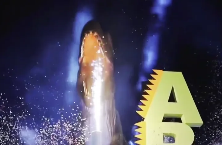 Super Blaster em festa ao ar livre